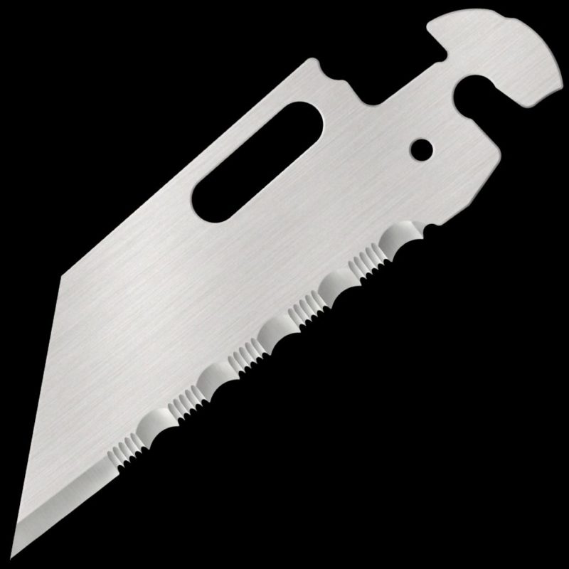 Cold Steel Folding Click N Cut 3 Pack of Serrated Utility Blade