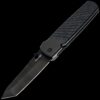 Cold Steel 60 Series Hatamoto Liner Lock Knife - Black Carbon Fiber