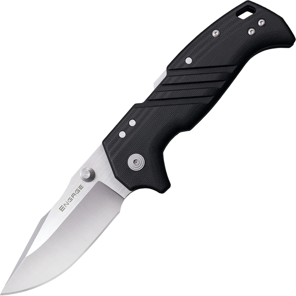 Cold Steel 3.5" Engage Clip Point Black G-10 Handle