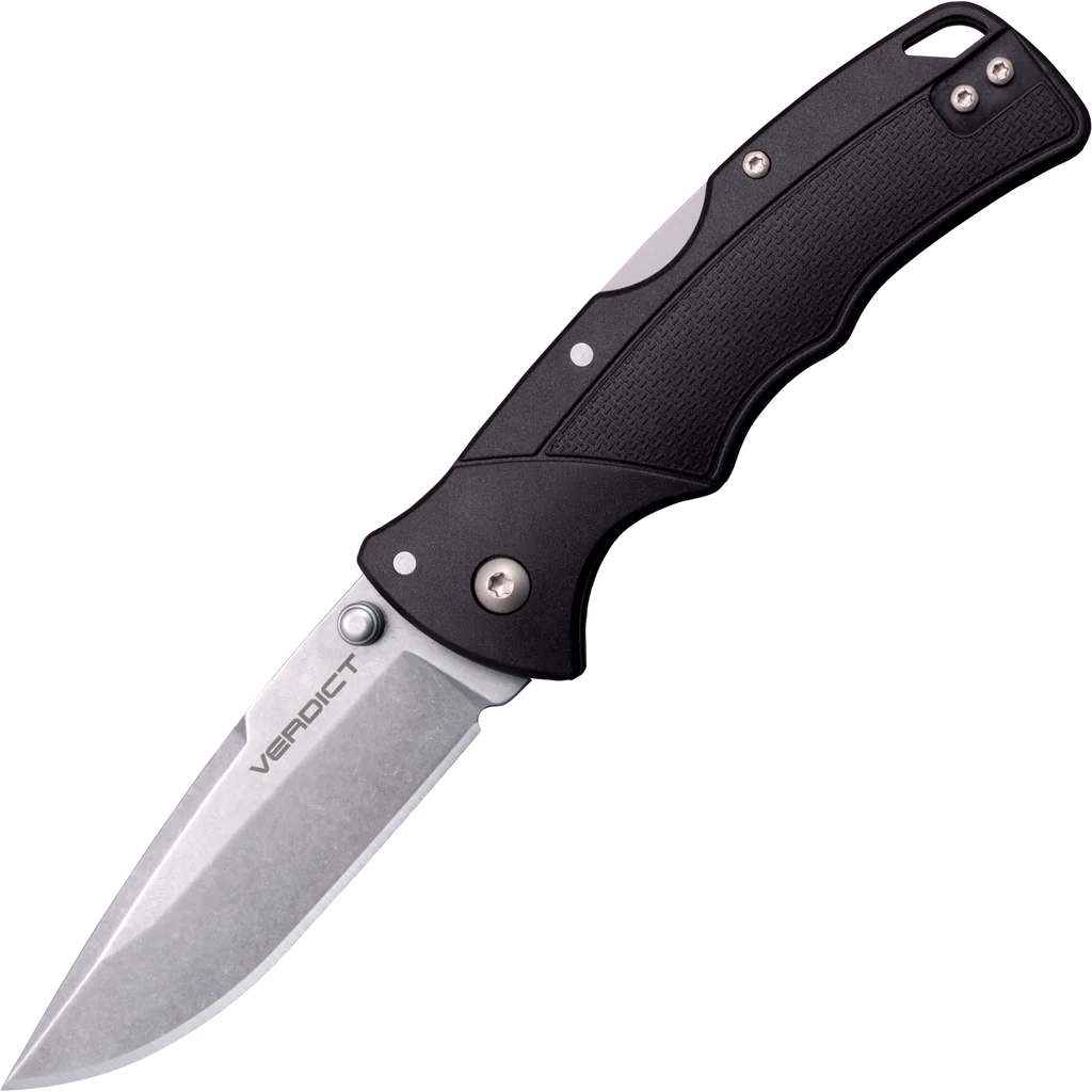 Cold Steel Verdict 4116SS Stonewash Finish Black GFN Handle