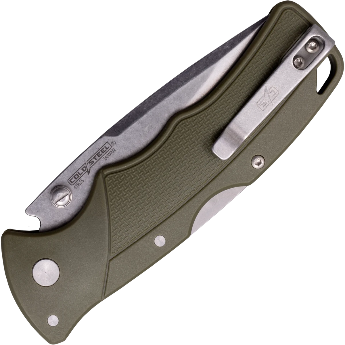 Cold Steel Verdict 4116SS Spear Point Stonewash Finish OD Green GFN Handle - Image 2