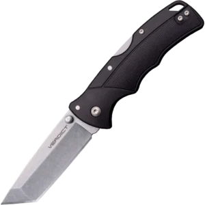 Cold Steel Verdict 4116SS Tanto Point Stonewash Finish Black GFN Handle
