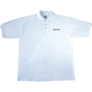 Cold Steel White Polo Shirt (Large)
