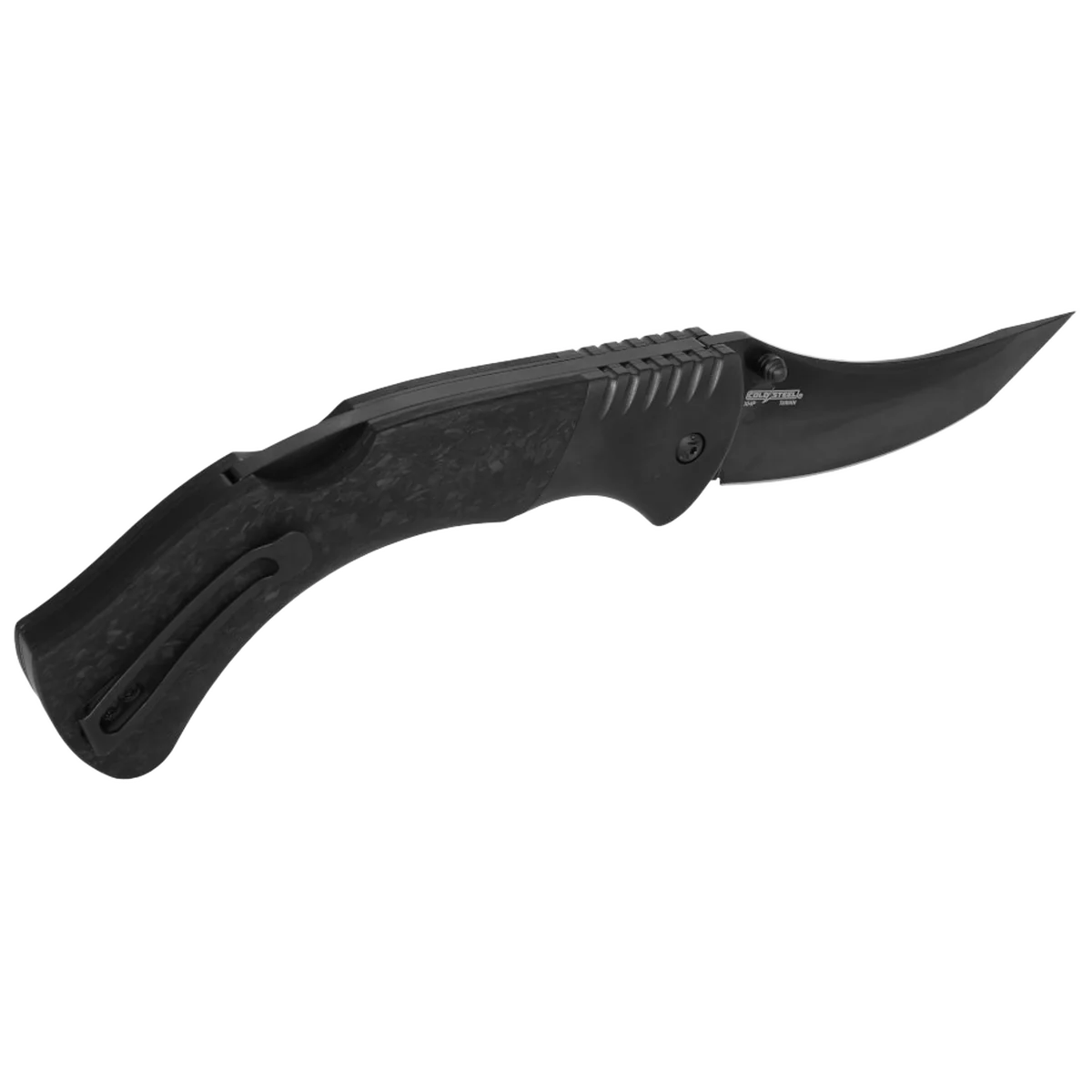Cold Steel 60 Series Black Sable Lockback Knife - Black Carbon Fiber - Image 4