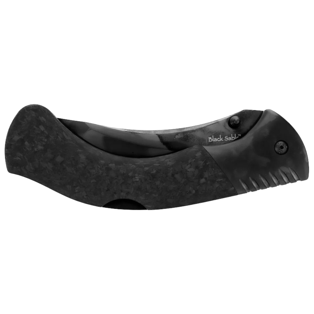Cold Steel 60 Series Black Sable Lockback Knife - Black Carbon Fiber - Image 5