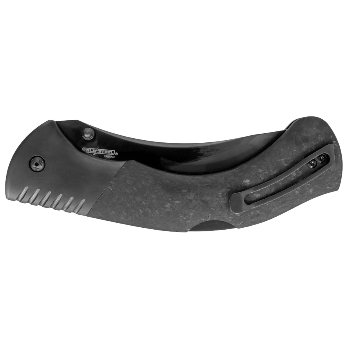 Cold Steel 60 Series Black Sable Lockback Knife - Black Carbon Fiber - Image 6